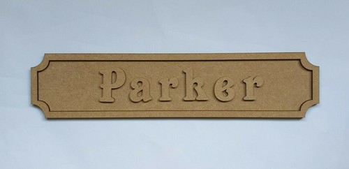 Personalised mdf name - personalised, plaque