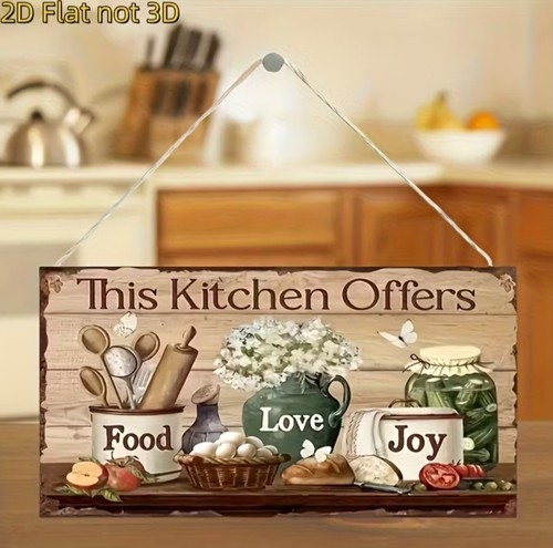 Kitchen wooden sign this - kitchen,