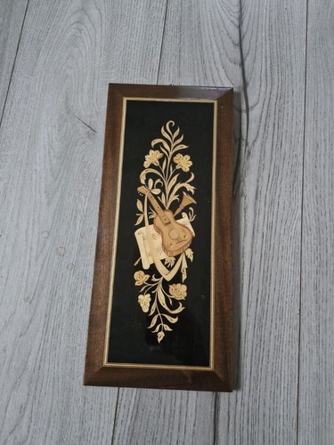 Italian inlaid wooden wall