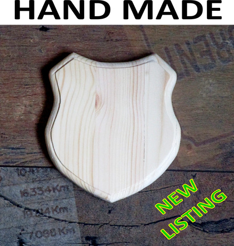 Plain wooden plaque door - plaque,