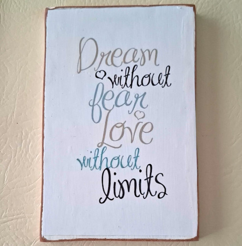 Wooden hanging wall plaque - wooden,