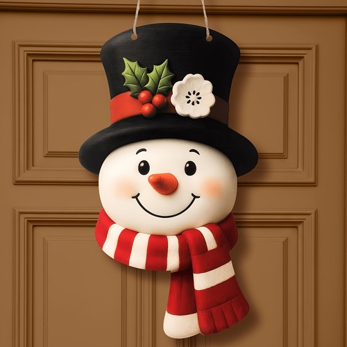 Christmas wooden door sign - christmas,