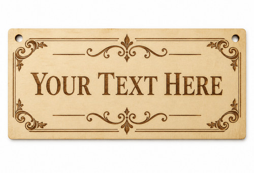 Personalised vintage wooden - personalised,