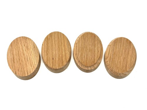 Solid oak oval plaque sign - solid,