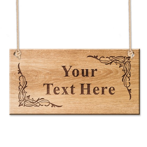 Personalised hanging plaque - personalised,