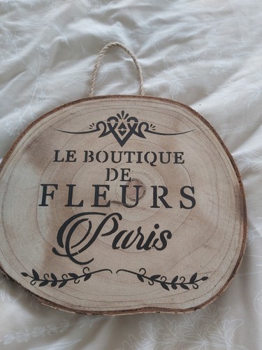 Hanging wooden plaque - hanging,