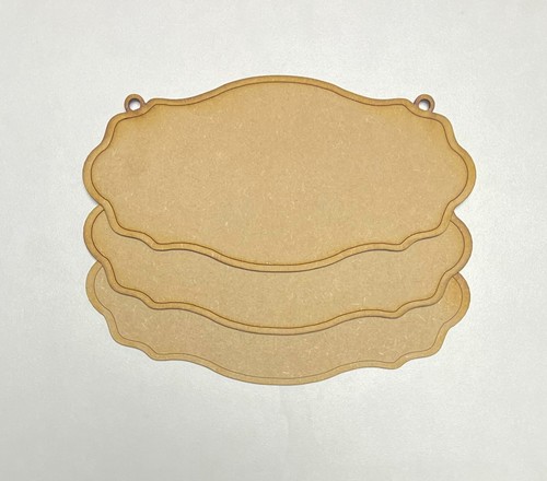 Wooden mdf vintage - 3x,