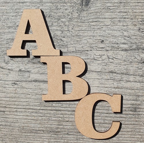 Large wooden letters 3cm - letters, 3cm-30cm