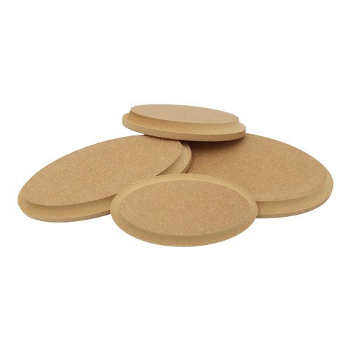 Wooden mdf oval plaque - wooden,
