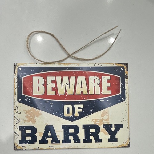 Barry wooden plaque - wooden, plaque-bn
