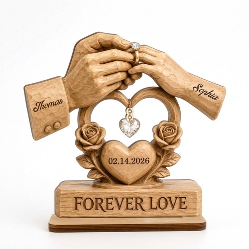 Heart plaque with charm - heart,