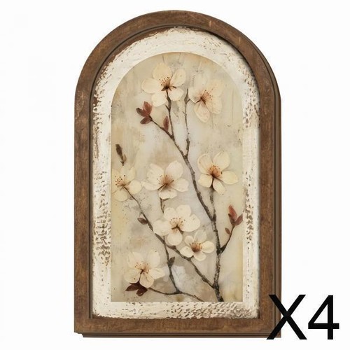 Wooden arched flower wall - wooden,