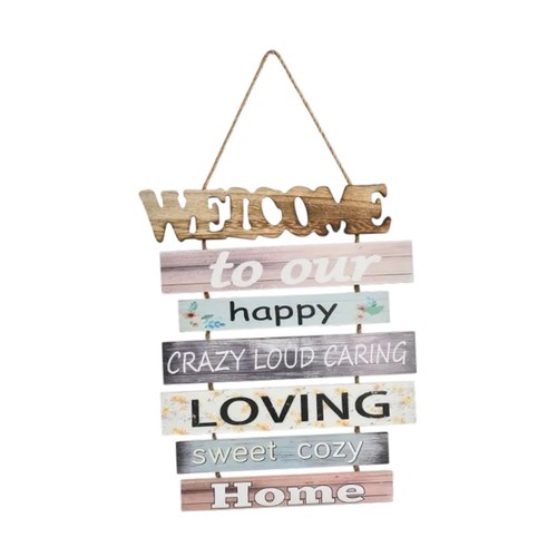 Wooden hanging sign wall - hanging,