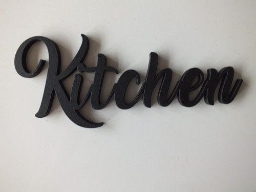 Wooden 20cm kitchen plaque - 20cm,