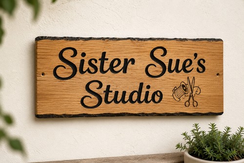 Personalised solid oak - personalised, wooden