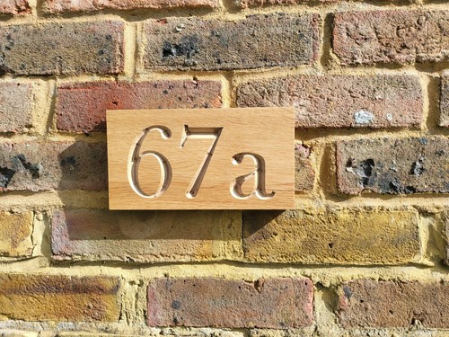 Personalised carved house - personalised,