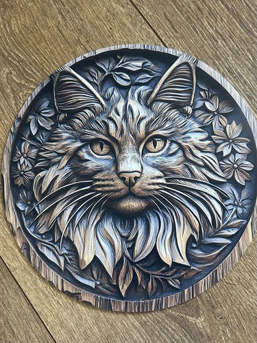 Round wooden vintage - round, retro