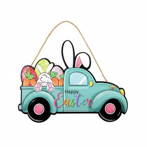 Easter bunny wooden - easter,