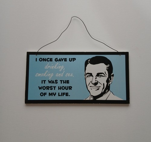 Novelty funny sign - sign, door