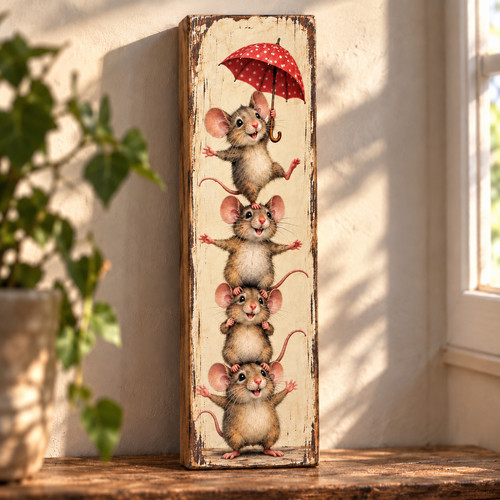 Mouse art sign - art, harvest