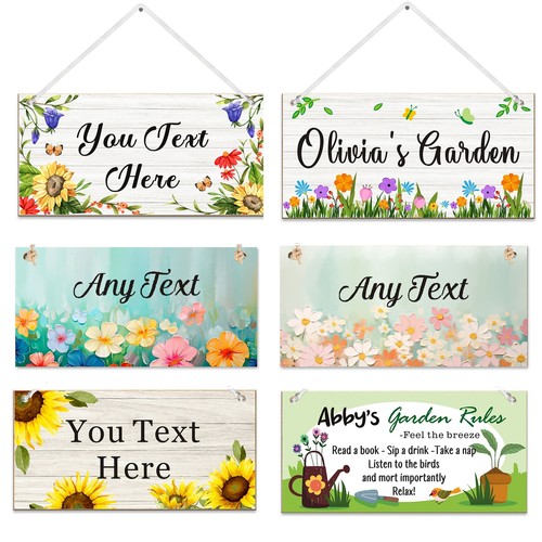 Personalised floral garden - personalised,