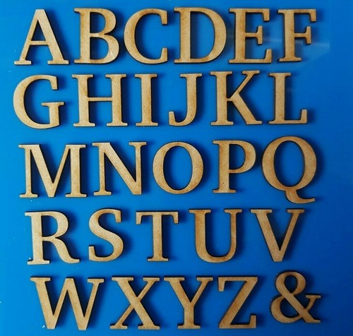 Wooden letters numbers - wooden,